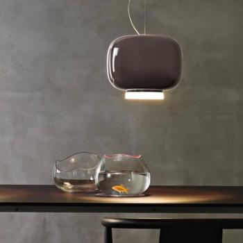 Foscarini Chouchin 3 LED függő lámpa, szürke kép