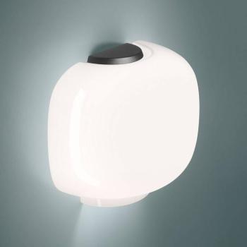 Foscarini Chouchin 3 Semi fali lámpa fehér/grafit kép