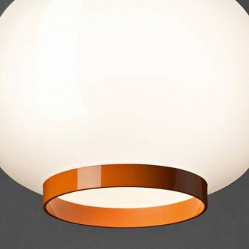 Foscarini Chouchin Reverse 1 LED fehér/narancs kép