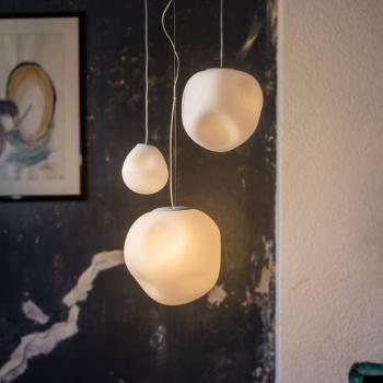 Foscarini függőlámpa Hoba Midi, Ø 19 cm, felfüggesztés 1000 cm kép