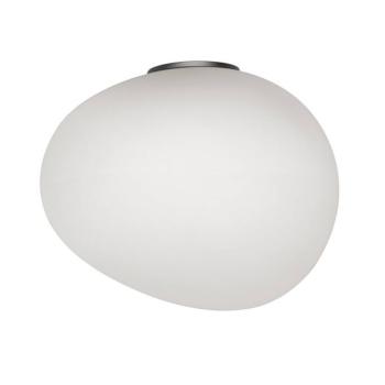 Foscarini Gregg grande semi 1 fali lámpa, grafit kép