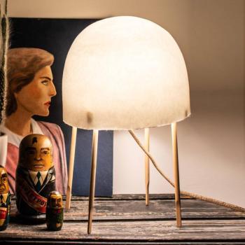 Foscarini Kurage asztali lámpa Washi papírból kép