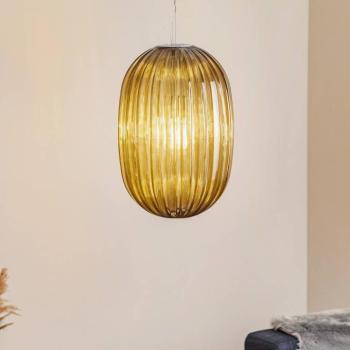 Foscarini Plass media függő lámpa E27, szürke kép