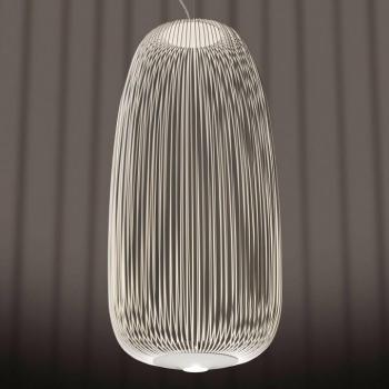 Foscarini Spokes 1 LED függő lámpa szab. fehér kép