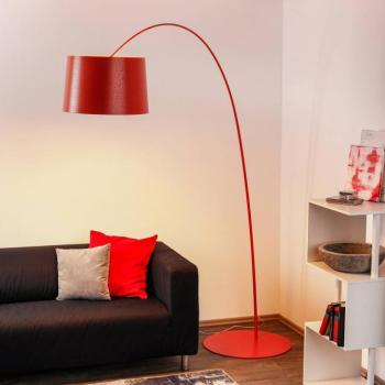 Foscarini Twiggy ívlámpa szabályzóval, bíborvörös kép