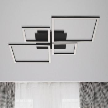 Frame LED mennyezeti lámpa, fok.dimm, 4izzós fek kép