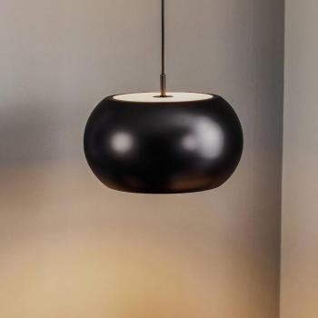 FRANDSEN BF20 függőlámpa, Ø 38 cm, fekete matt kép