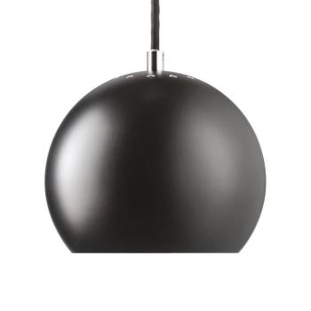 FRANDSEN függőlámpa Ball, matt fekete, Ø 18 cm kép