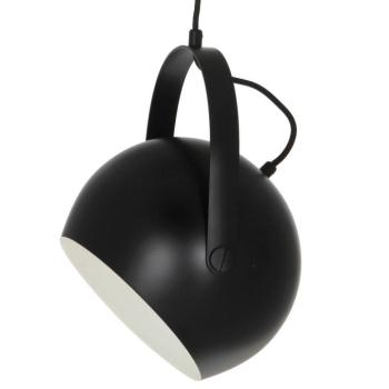 FRANDSEN gömb nyéllel függőlámpa 19cm fekete kép