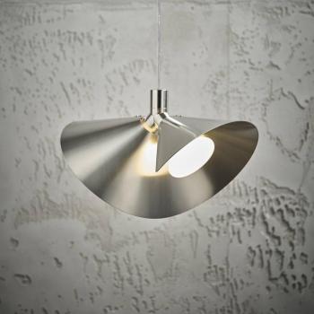 FRANDSEN Peel függőlámpa, acél színű, szélesség 39 cm kép