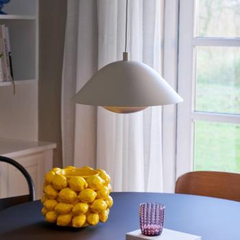 Freya 35 függő lámpa fémből, bézs kép