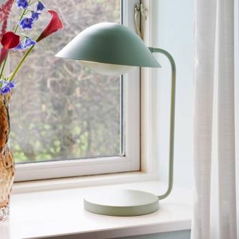 Freya asztali lámpa fémből, zöld kép