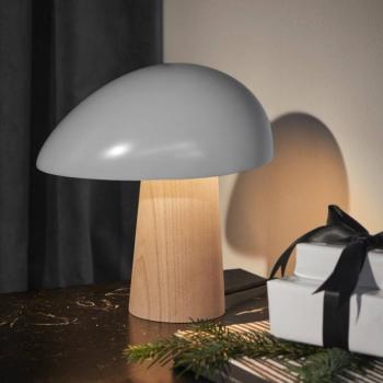 FRITZ HANSEN Night Owl lámpa, füst fehér/kőrisfa kép