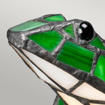Frog LED dekoratív lámpa Tiffany kinézetben kép