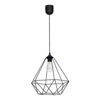  Függeszték BASKET 1xE27/60W/230V fekete  kép