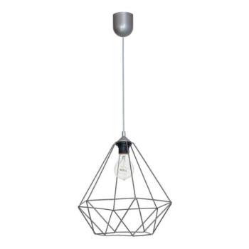  Függeszték BASKET 1xE27/60W/230V szürke  kép