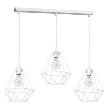  Függeszték BASKET 3xE27/60W/230V fehér  kép