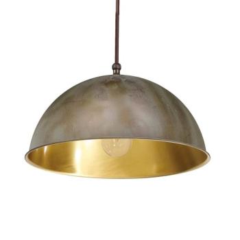 Függő lámpa Circle arany/sárgaréz antik, Ø 25 cm kép
