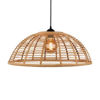 Függő lámpa Crosstown, bambusz búra vil., Ø 48 cm kép