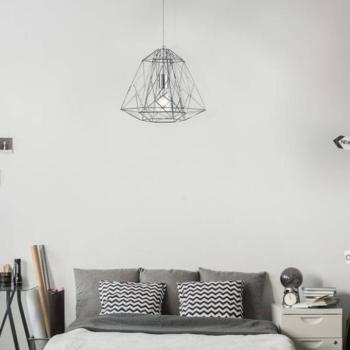 Függő lámpa Geometric Cage króm kép