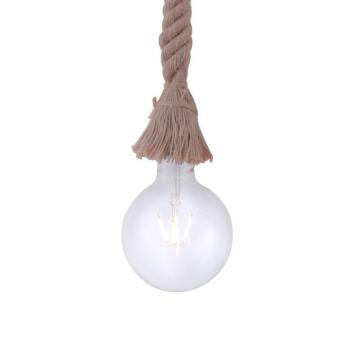 Függő lámpa Rope kötéllel, egy-izzós kép