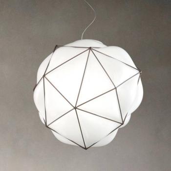 Függő lámpa Semai E27 Ø 40 cm kép