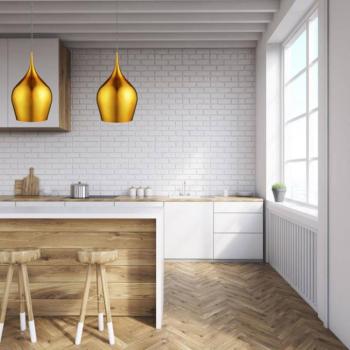 Függő lámpa Vibrant Ø26 cm, arany kép