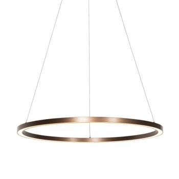 Függőlámpa bronz 80 cm LED-del, 3 lépésben dimmelhető - Girello kép