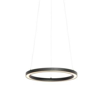 Függőlámpa fekete 40cm LED-del, 3 fokozatú dimmerrel - Girello kép