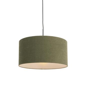 Függőlámpa fekete zöld árnyékkal 50 cm - Combi 1 kép