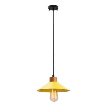  Függőlámpa kábellel MANAVGAT 1xE27/40W/230V sárga/barna  kép