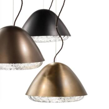 függőlámpa Kira SP P E27, sárgaréz kép