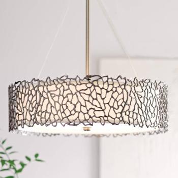 függőlámpa Silver Coral 55,9 cm kép