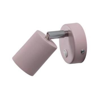 Fun fali spotlámpa, rózsaszín, 14 cm magas, állítható, GU10 kép