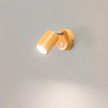 Fun fali spotlámpa, sárga, 14 cm magas, állítható, GU10 kép