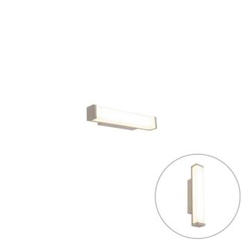 Fürdőszoba fali lámpa acél 32 cm LED-del IP44 - Cascada kép