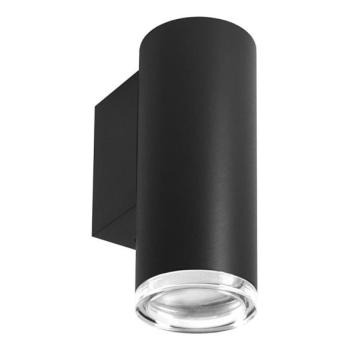  Fürdőszobai fali spotlámpa TURYN 1xGU10/10W/230V IP44 fekete  kép