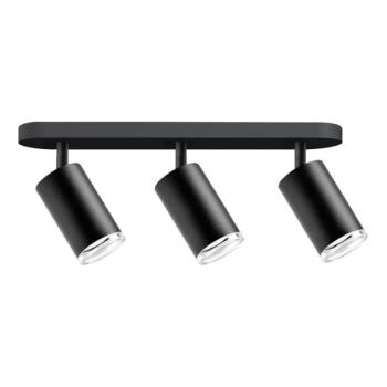 Fürdőszobai spotlámpa TURYN 3xGU10/10W/230V IP44 fekete  kép