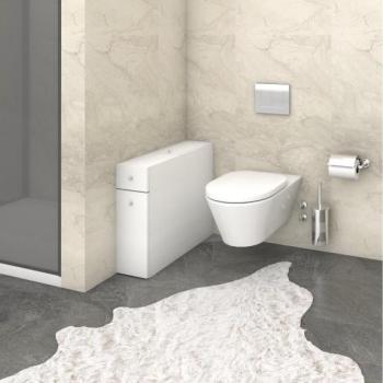  Fürdőszobaszekrény SMART 60x55 cm fehér  kép