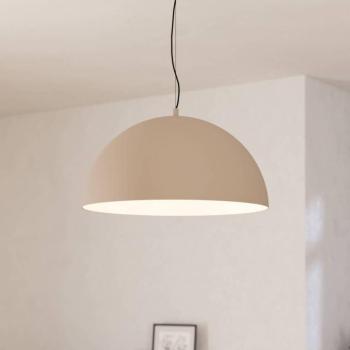 Gaetano 1 függőlámpa, Ø 53 cm, homok/krém, acél kép