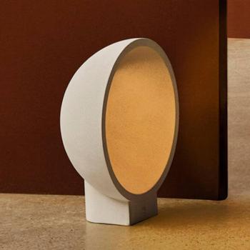 Gaia LED lábazati lámpa, szürke, beton, magasság 38,8 cm kép