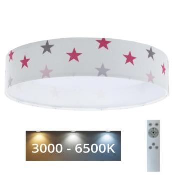  GALAXY KIDS LED/24W/230V dimmelhető csillagos lámpa fehér/rózsaszín/szürke +DO  kép