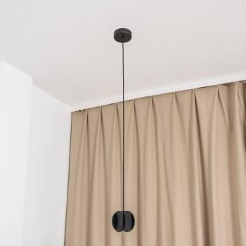 GAMBIT függesztéklámpa, fekete, Ø 10 cm, fém, GU10 LED kép