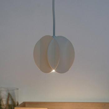 GAMBIT függőlámpa, krémfehér, Ø 10 cm, fém, GU10 LED kép