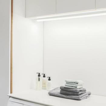 Glendale LED fénycsík, 119 cm, IP20, műanyag, fehér kép