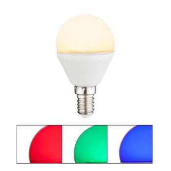 Globo LED RGBW Dimmelhető izzó ILLU E14/4,9W/230V 2700K + távirányító  kép