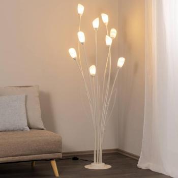 Gloriosa álló világítás, krém, üveg, 9 izzós kép