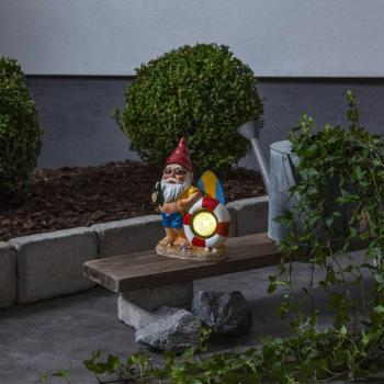 Gnomy LED napelemes lámpa mentőövvel kép