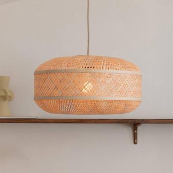 GOOD & MOJO Lógó világítás Langkawi, természetes Ø 50 cm, bambusz E27 kép