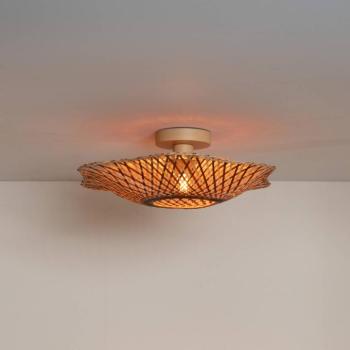 GOOD & MOJO Madura mennyezeti világítás, Ø 44 cm, barna, bambusz E27 kép